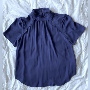 Ann Taylor Blue Blouse - XS